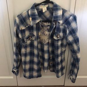 Western style top size large